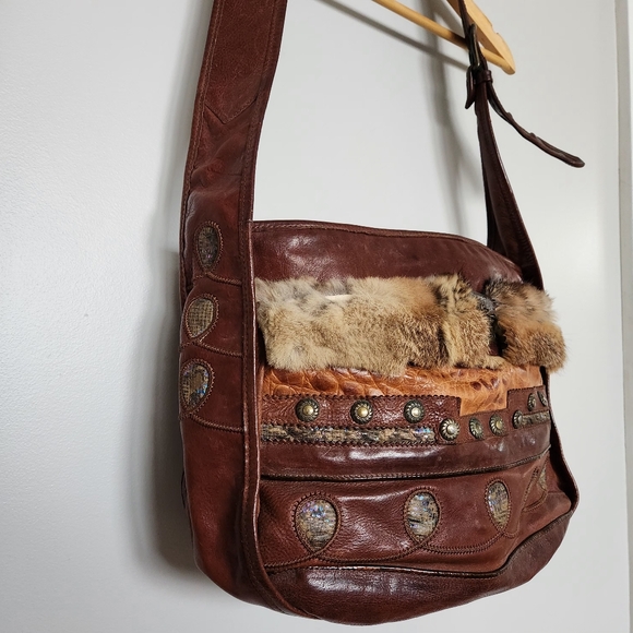 🌙Vintage Brown Leather Purse - Picture 3 of 12